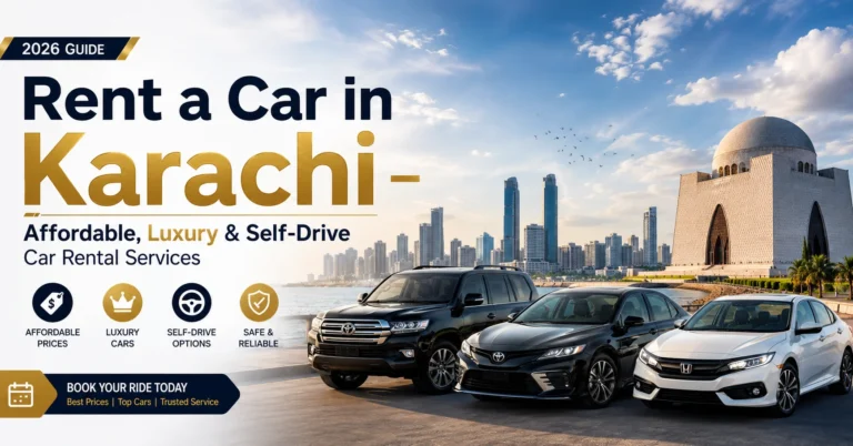 Rent a Car in Karachi – Affordable, Luxury & Self-Drive Car Rental Services (2026 Guide)