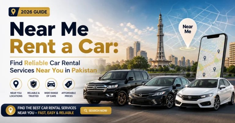 Near Me Rent a Car: Find Reliable Car Rental Services Near You in Pakistan (2026 Guide)